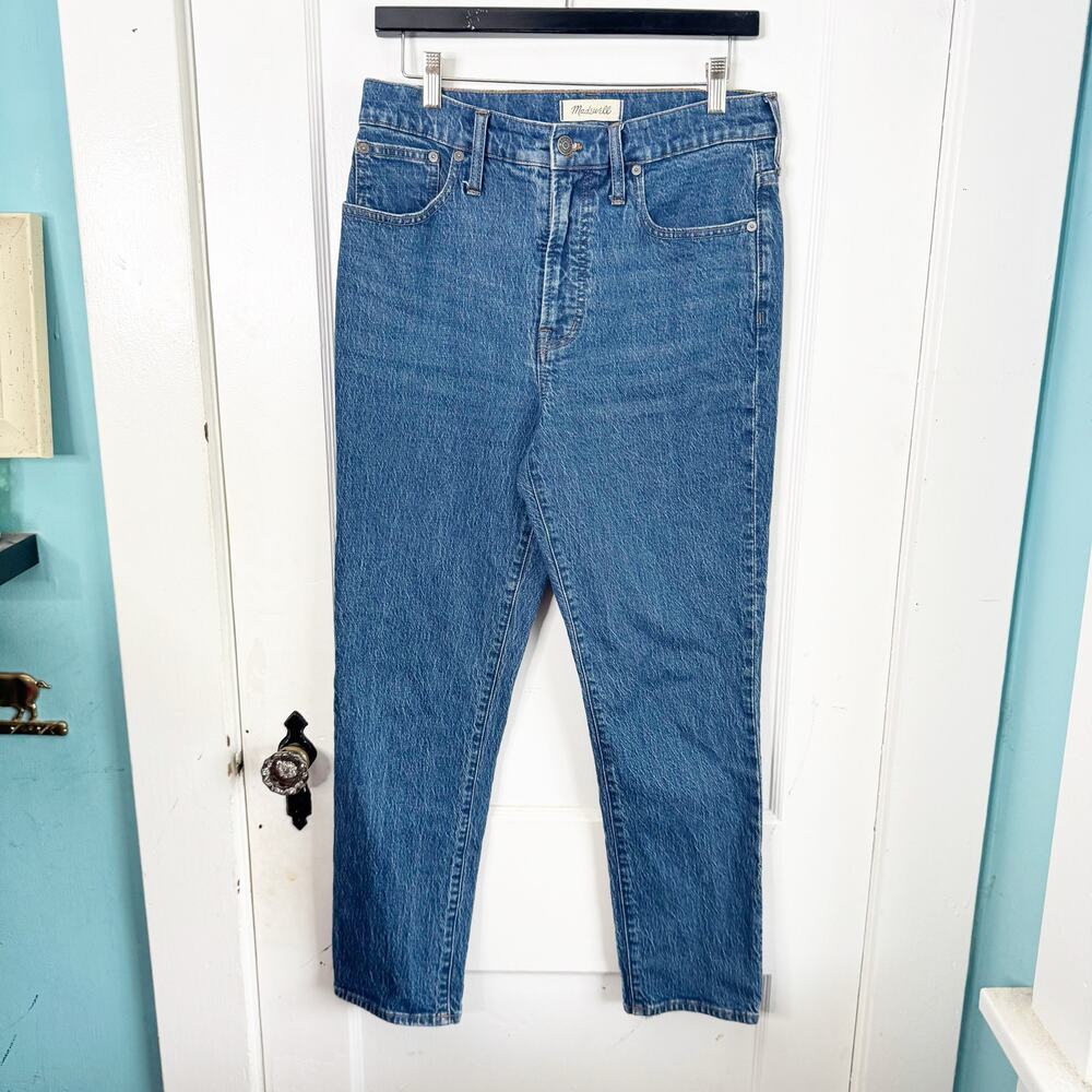 Madewell The Perfect Vintage Ankle Jean 90s Inspired Wash High Waisted Size 29